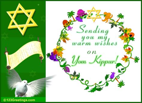 My Warm Wishes... Free Yom Kippur eCards, Greeting Cards | 123 Greetings