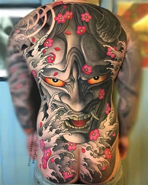 50+ Oni Mask Tattoos: Origins, Meanings & Tattoo Artists | Tatuajes asiáticos, Tatuajes ...