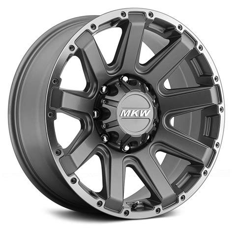 MKW OFF-ROAD® M94 Wheels - Gray with Machined Ring Rims