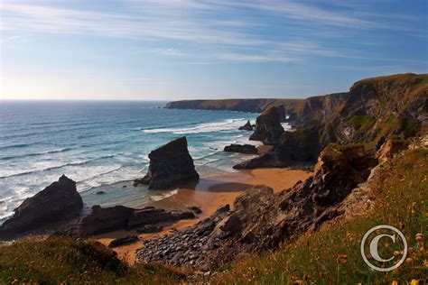 Bedruthan Steps At Sunset | Bedruthan Steps | Cornwall | Photography By Martin Eager | Runic Design