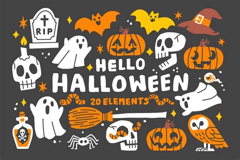 Hello Halloween | Graphic Objects ~ Creative Market