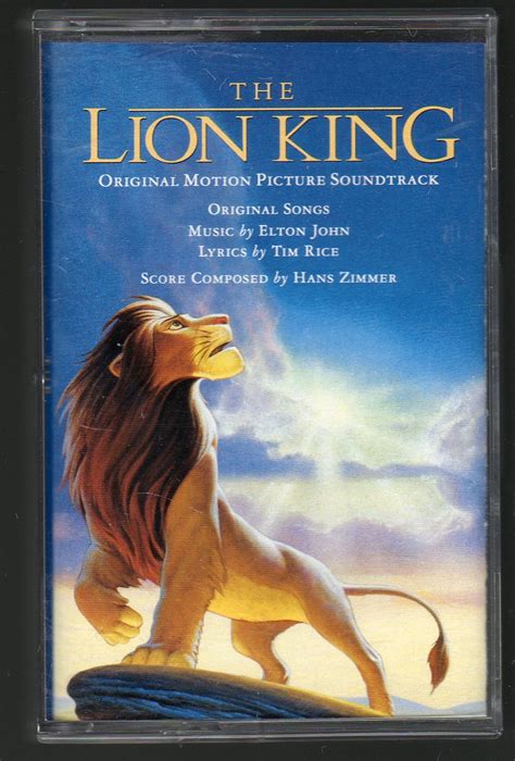 The Lion King - Original Soundtrack SOLD Cassette Tape