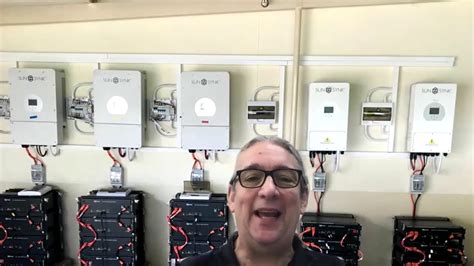 Sunsynk Wiring multi inverters - YouTube