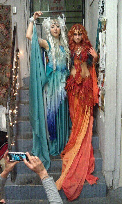 Fire costume, Goddess costume, Moon costume