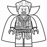 Lego Dr Strange Coloring Page  Free Printable Pages For Kids sketch template