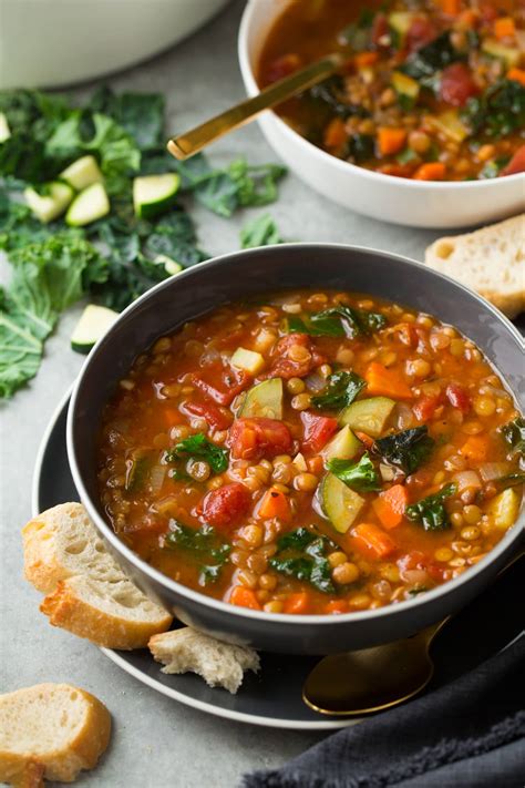 Lentil Soup (Italian Vegetable) - Cooking Classy