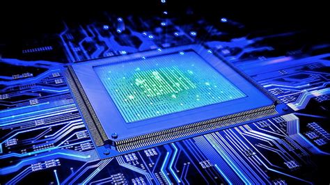 HD wallpaper: green computer processor, blue, chip, color, fee, track, hi-tech | Wallpaper Flare