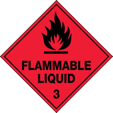 Hazchem Labels - Flammable Liquid 3 | Hazchem Signs | USS