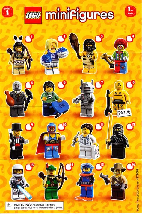 Lego Minifigs Series 1 | Lego minifigures, Mini figures, Lego figures