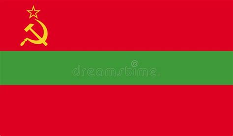 Transnistria Official National Flag and Coat of Arms, Europe Stock Vector - Illustration of ...