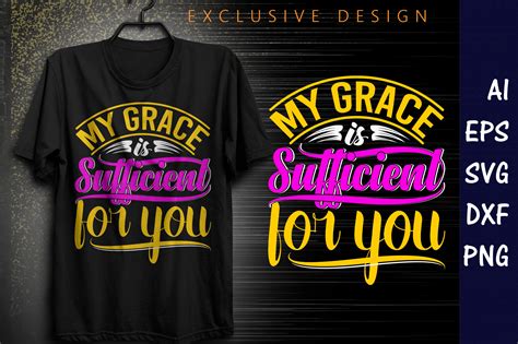 My Grace is Sufficient for You Graphic by design spring · Creative Fabrica