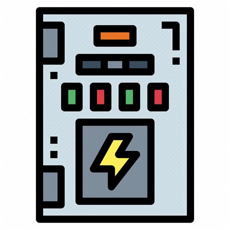 Board, distribution, electrical, electronics, energy, panel icon - Download on Iconfinder