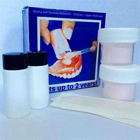 Perma Soft Denture Reliner Kit--Reline 2 Denture Plates - Buy Online in ...