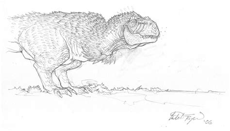 Mitch Byrd - Dinosaur sketch Comic Art | Dinosaur sketch, Paleo art ...