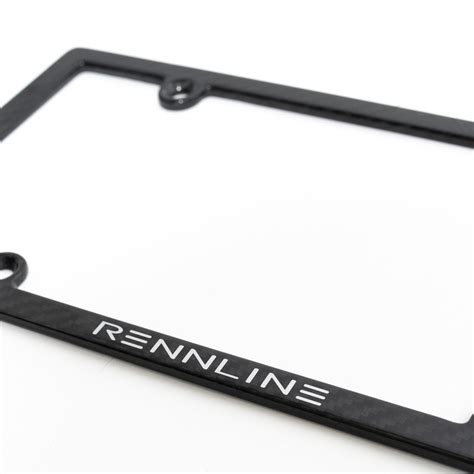 Carbon Fiber License Plate Frame - Rennline