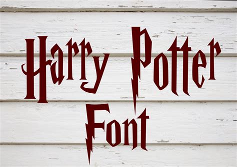 Harry Potter Font Svg Free - Free SVG Cut Files