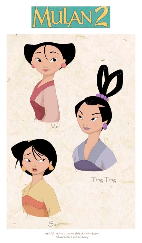 Three Princesses: Mei, Ting Ting & ??? - Mulan II