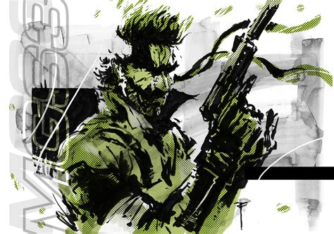 ArtStation - Art of the day #215 'MGS3 : Snake' (Shinkawa study)