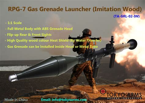 New Tokyo Arms RPG-7 airsoft grenade launcher – ArniesAirsoft News