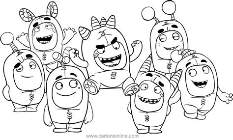 Disegno Di Zee Degli Oddbods Da Stampare E Colorare Spider Coloring | Porn Sex Picture