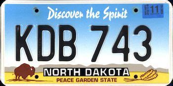 The Official North Dakota State License Plate - The US50 | State license plate, License plate ...