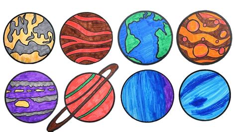 Planets Drawing For Kids | Free download on ClipArtMag