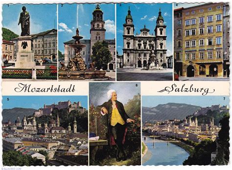 Salzburg-Mozart city, Salzburg - Austria - Postcard - 1164