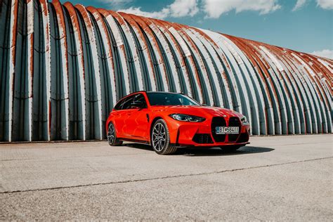 BMW M3 Touring Combines Toronto Red Body With White Interior