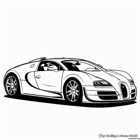 Bugatti Coloring Pages - Free & Printable!