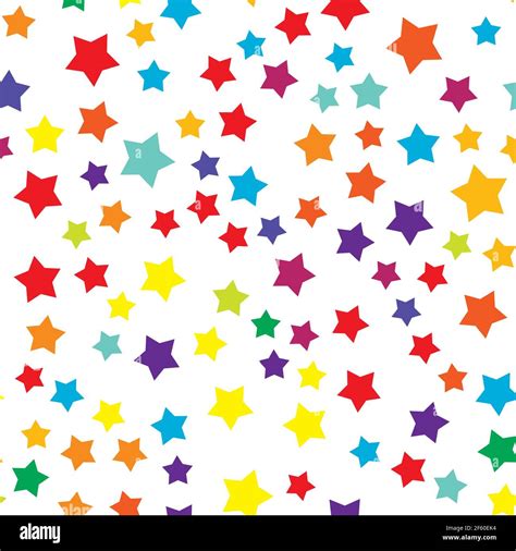 Random star shape pattern, background. Seamlessly repeatable. — Stock vector illustration ...