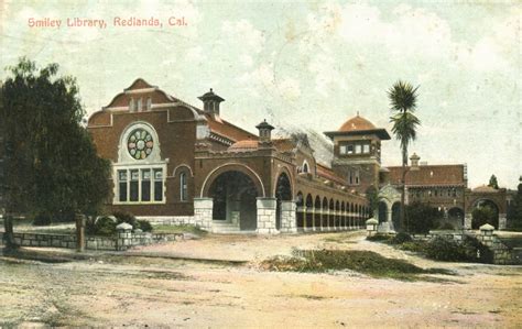 Library Postcards: 1907 Smiley Library, Redlands, California