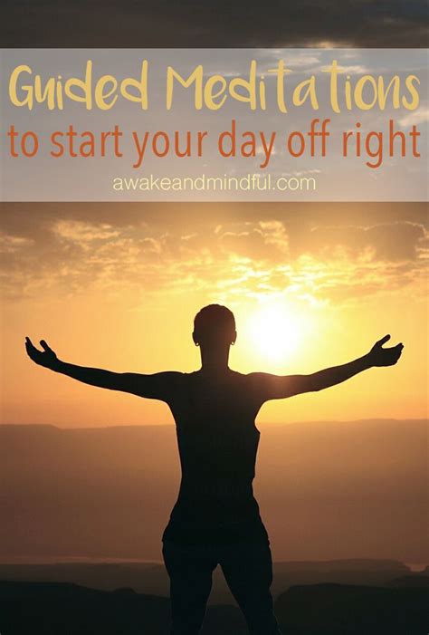 5 Free Morning Guided Meditations to Start Your Day - Awake & Mindful ...