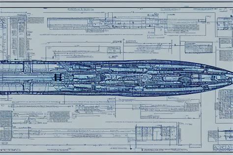 alien spaceship blueprint schematics | Stable Diffusion