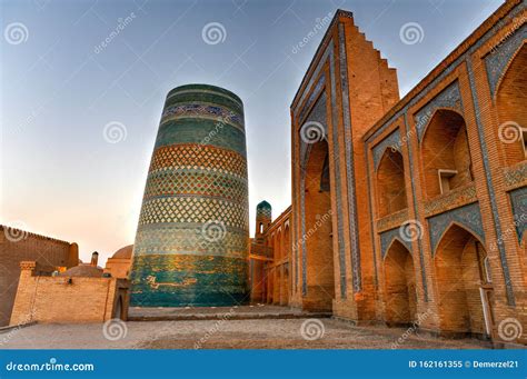 Kalta Minor Minaret - Khiva, Uzbekistan Stock Image - Image of defense ...