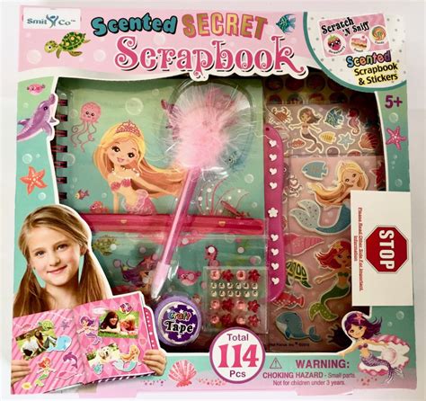 SmitCo LLC's Mermaid Scrapbooking Arts and Crafts Kit for Girls! - The Homespun Chics