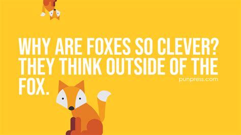 51 Fox Puns That Seem Sly - PunPress