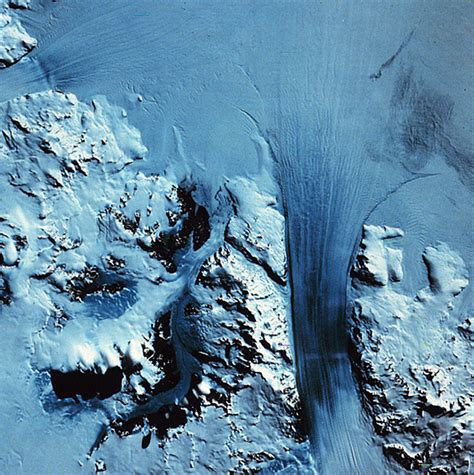 Byrd Glacier, Landsat 1 Mss Image, 1974 Photograph by Science Source - Fine Art America