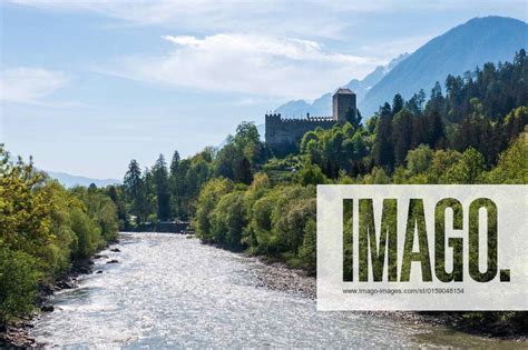 Lienz THEME PICTURE Castle Bruck, view direction Kärntner Tor, in the ...