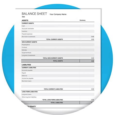 Balance Sheet Template Printable Pdf Download Gambara - vrogue.co