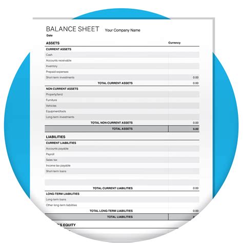 Free Balance Sheet Template – Balance Sheet Example | Xero