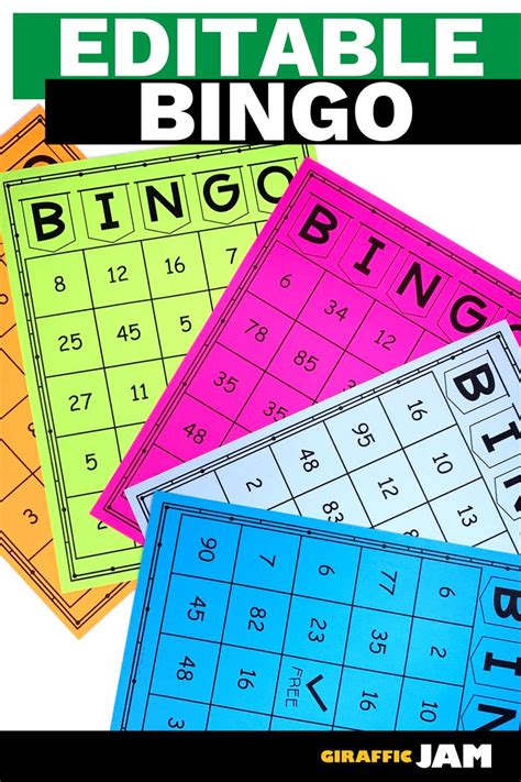 Editable Math Bingo | Math Bingo | Editable Bingo | Classroom games ...