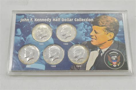 SILVER Coin Set John F. Kennedy Half Dollar Collection Historic US Collection - Includes SILVER ...