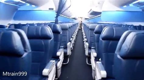 Delta A320 cabin (Comfort+) - YouTube