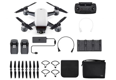 DJI Spark Fly More Combo (Alpine White) - AEROMOTUS