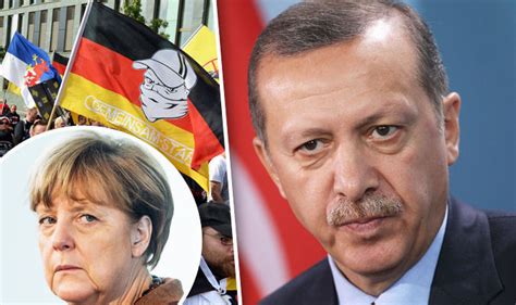 Erdogan supporters set to march in GERMANY after Merkel protests ...