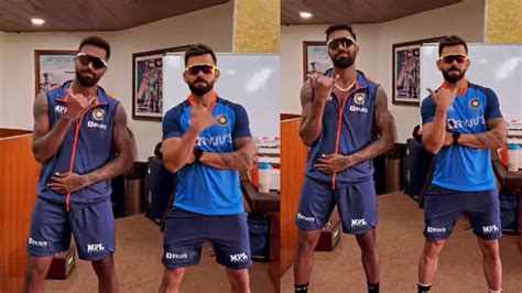 Virat Kohli And Hardik Pandya Groove On Trendy Song, Goes Viral