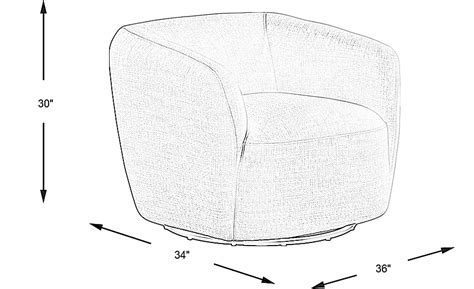 Jaxson Coral Orange Microfiber Swivel Chair | Rooms to Go