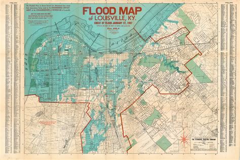 Map of Louisville, KY Flood of January 1937 : r/Louisville