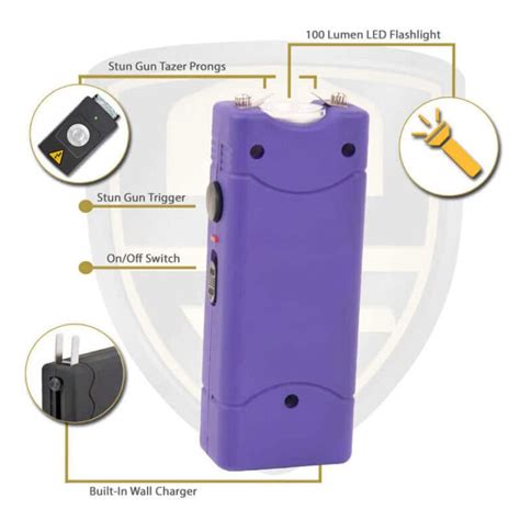 Small Taser Purple: Powerful Mini Stun Gun for Self-Defense