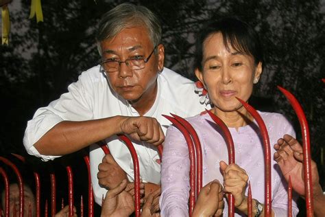 Myanmar presidency beckons for Suu Kyi confidant Htin Kyaw - The Japan ...